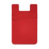Dual Silicone Phone Wallets Red
